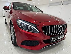 Mercedes Benz C180 Avantgarde R17 LED 2015 Red